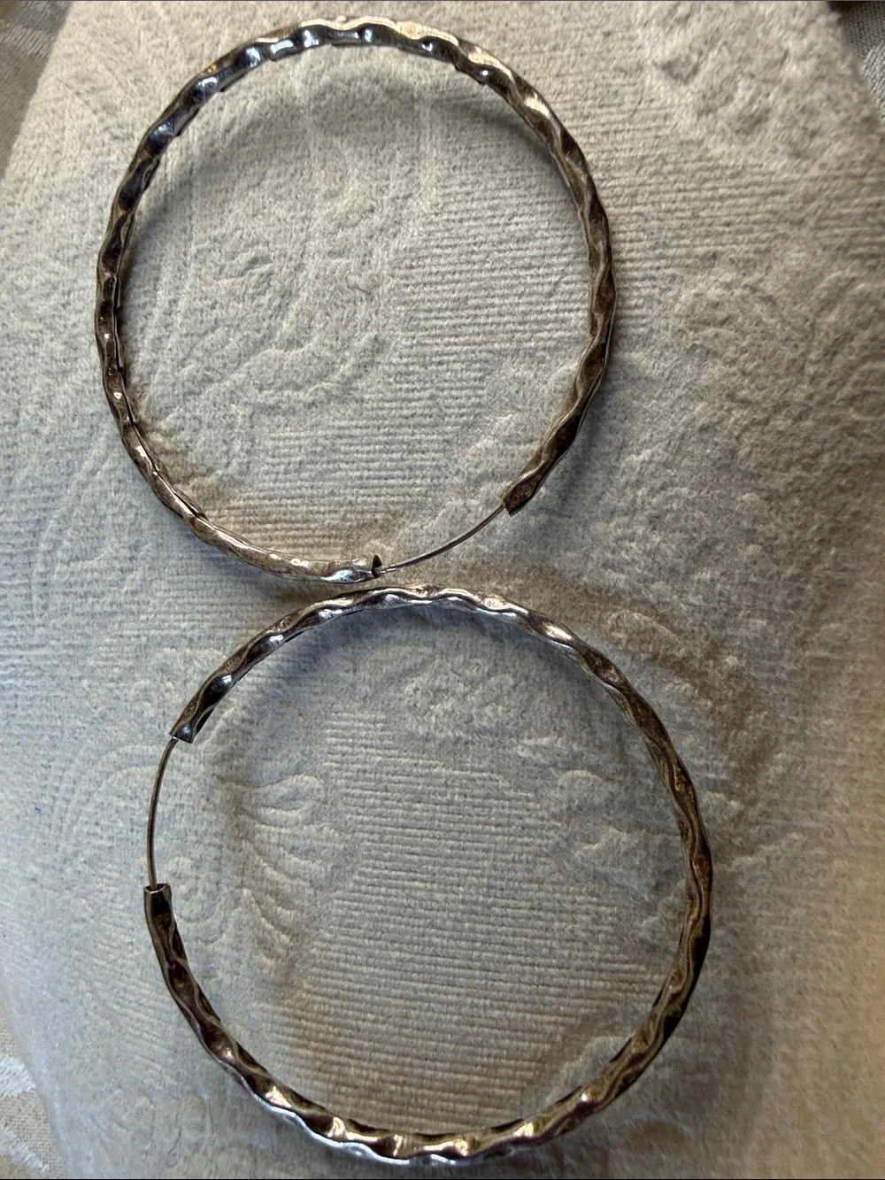 Classic sterling Silver Twisted Hoop Earrings - Women Jewelry